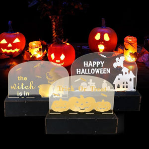 Halloween Ghost LED Night Lights for Kids Bedroom