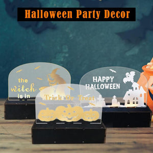 Halloween Ghost LED Night Lights for Kids Bedroom