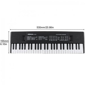 54 Keys Electronic Keyboard Piano Digital Music Key Board with Microphone Gift Musical Enlightenment