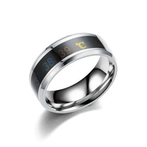 2024 Stainless Steel Smart Ring For Men Temperature Couple Ring Creative Jewelry wholesale Price