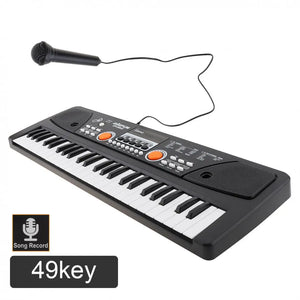 37 / 49 / 54/ /61 Keys Electronic Keyboard Piano Digital Music Key Board with Microphone Children Gift Musical Enlightenment