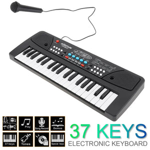 37 / 49 / 54/ /61 Keys Electronic Keyboard Piano Digital Music Key Board with Microphone Children Gift Musical Enlightenment