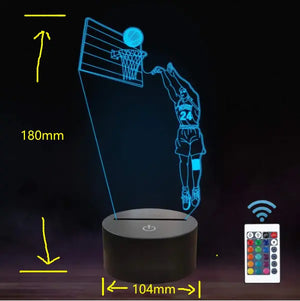 Basketball 3D Lamp - Stereotech