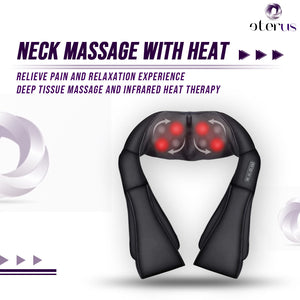 Neck and Shoulder Massager w/Heat - Stereotech