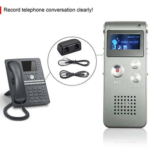 Mini Audio Recorder Dictaphone - Stereotech