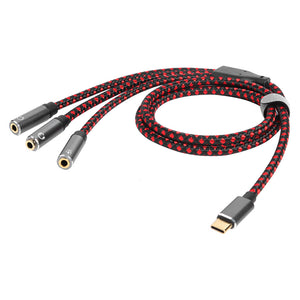 3-in-1 Type-C Audio Cable