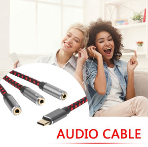 3-in-1 Type-C Audio Cable