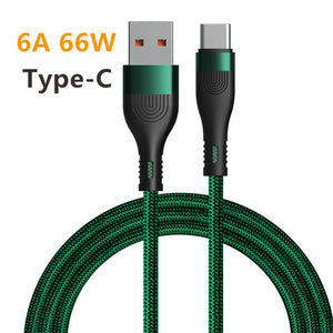 Nylon Braided Fast Charging Data Cable - Stereotech