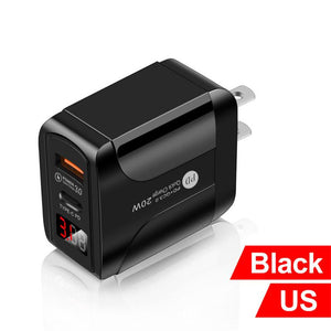 Qc3.0 Pd 20w Fast Charger - Stereotech