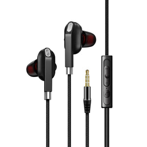 In-ear Subwoofer Quad Core Headphones - Stereotech