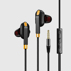 In-ear Subwoofer Quad Core Headphones - Stereotech