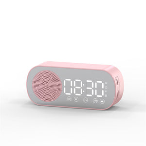 Led Wireless Mirror Alarm Clock - Stereotech