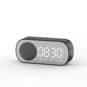 Led Wireless Mirror Alarm Clock - Stereotech