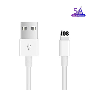 5A Usb Fast Charging Cable For IPhone - Stereotech