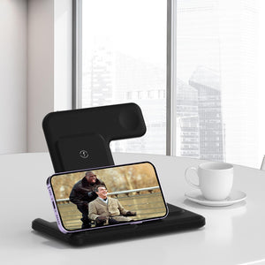 3-in-1 Wireless Fast Charging Stand - Stereotech