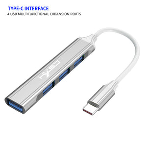 Type C USB Hub 4-Port With Cable