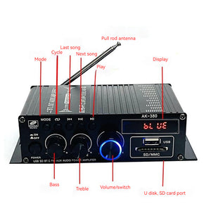 AK380 HiFi FM Audio Amplifier V5.0 - Stereotech