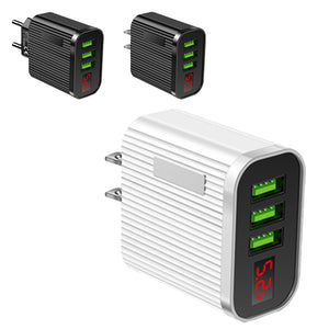 Quick  Charging Blocks With 3 USB Ports - Stereotech