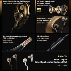 RM-670 Wired Earbuds - Stereotech