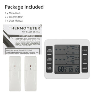 Home Electronic Alarm Thermometer - Stereotech