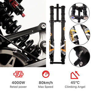 79Bike Electric Dirt Bike Adults 72V 8000W 35AH 85KM/H 19 Inch Fatbike Electric Mountain Motorcycle Motorbike