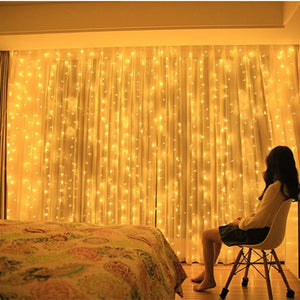 LED Christmas String Curtain Lights - Stereotech