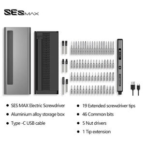 ARROWMAX (SES Max) Precision Electric Screwdriver Set Smart Motion Control Torque Rechargeable Cordless Screwdrivers New