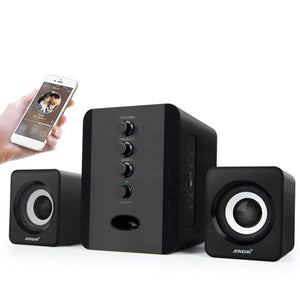 Bluetooth Wireless 2.1 3 Channel Bass Combination Compurtur Speaker Subwoofer 3.5mm Jack Music Loud Support FM TF USB