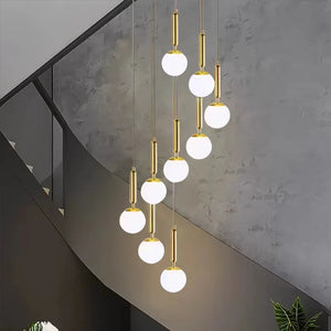 Modern home decor led lights pendant light lamps forstaircase Chandeliers for living room hanging light indoor lighting