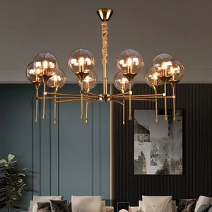 Nordic Modern Simple Living Room Chandelier Atmospheric Home New Magic Beans Bedroom Lighting Light Luxury Restaurant Lamps LED