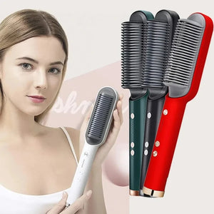 Hot Sale Mini Hair Straightener Hot Comb Customized Hair Styling Tools Hair Brush Straightener Comb Hot Sale Mini Hair Straighte