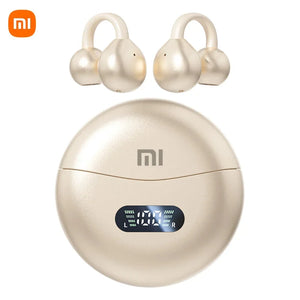 Xiaomi Wireless Bone Conduction HIFI Bluetooth 5.4 Earbuds Clip On Ear With Mic Digital Display Waterproof Sport Headsets 2024