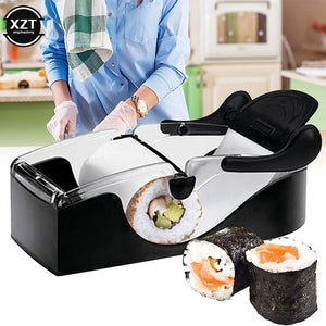 1pcs Japanese Sushi Roll Maker Rice Ball Mold Non-stick Vegetable Meat Rolling Tool DIY Sushi Making Machine Kitchen Accessories