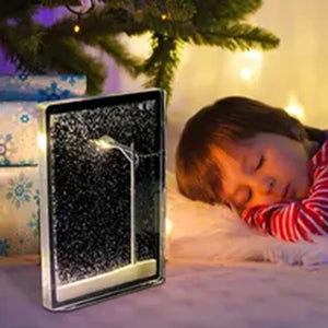 Xiaomi Mijia Snow Scene Street Light Flowing Hemp Night Light Simulation Handmade DIY Material Package Christmas Creative Gift