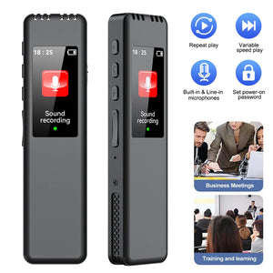 Digital Voice Recorder Pen Portable Voice Activated Dictaphone Sound Recording Noise Reduction Long Time Recorder MP3 Player