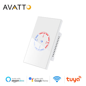 AVATTO Tuya WiFi Boiler Switch，Smart 4400W Countdown APP Remote Control Water Heater Switch For Israel,works Alexa Google home - Stereotech