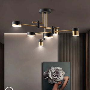 Artpad Modern Kitchen Ceiling Chandelier Lighting for Living Room Led Hall Chandeliers Hanging Pendant Light