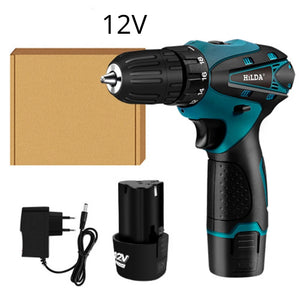 16.8V Cordless  Electric Impact Cordless Electric Drill High Power Lithium Battery Wireless Charging Hand Drill Electric Tool