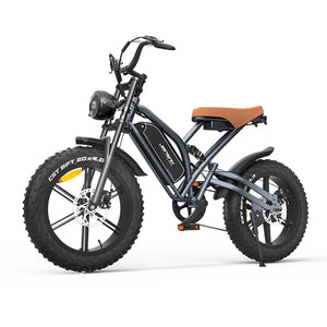 Jansno Electric Bicycle 20*4.0 Fat Tire 750W Motor 48V14AH Lithium Battery Road Electric Bike Adults Mountain EBike