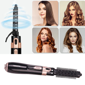 4 In 1 Electric Hair Dryer  Hot Air Comb Dryer Curling Iron Multifunctional Hot Air Comb Hair Straightener Brush Styler Hair