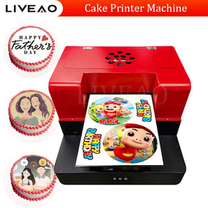 A4 Food Printer For Edible Sugar Paper Cake Pizza Bread Cookie Biscuit With Free 400ml Edible Ink Cake Printing Machine