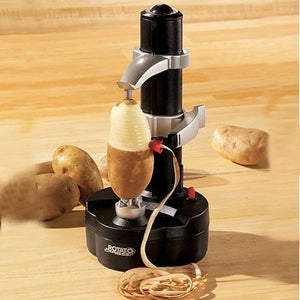 1pc Electric Apple Peeler Cutter Slicer Fruit Potato Peeler Automatic Battery Operated Machine Easy-to-use Kitchen Tool Utensil