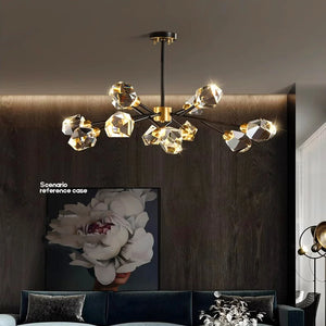 home decorationPendant lights, luxury crystal living room chandelier, dining room Pendant lamp, ceiling light, indoor lighting