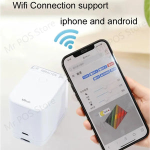 Mbrush Mini Food Color Printer Portable Handheld Inkjet Cake Bread Coffee Printer DIY Wireless Wifi Print Pen Baking Print Cube