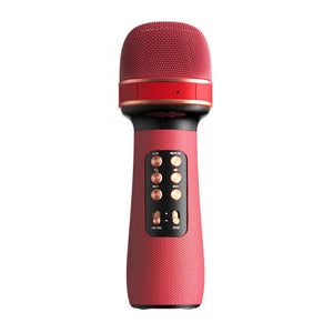 Professional Wireless Bluetooth Karaoke Microphone Portable Music Sing Mic Voice Changing Audio Speaker Player Accessory