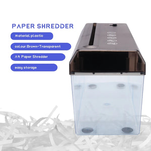 USB Electric Dual Purpose Paper Shredder Desktop Mini Financial Bill A4 Paper Shredder Paper Cutter For Home Office