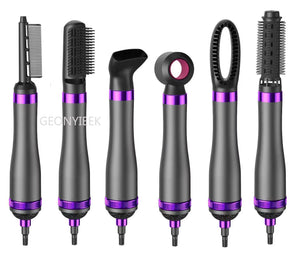 Multifunctional Hair Dryer Brush AirFlow Hot Air Brush Hair Straightener Curler Iron Volumizer Blowers Electric Hair Dryer Comb