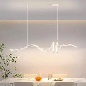 Modern Simple Strtips Pendant Lights Home Decor for Dining Living Room Table Kitchen Chandelier Lamps Indoor Lustre Luminaires