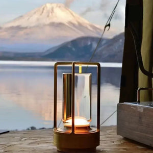 LED Light Bulb Japanese Portable Rechargeable Metal Texture,Camping, Outdoor Birthday Party Atmosphere Lamp bedroom decoration