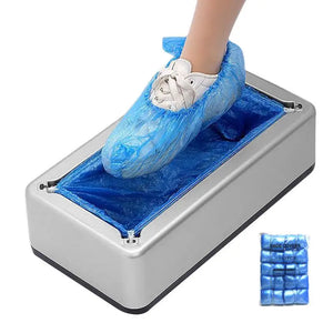 Non-slip Shoe Cover Dispenser Portable Automatic Shoe Cover Machine Set With 100 Shoe Covers Dustproof Shoe Covers For Home